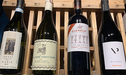 bottles of wine